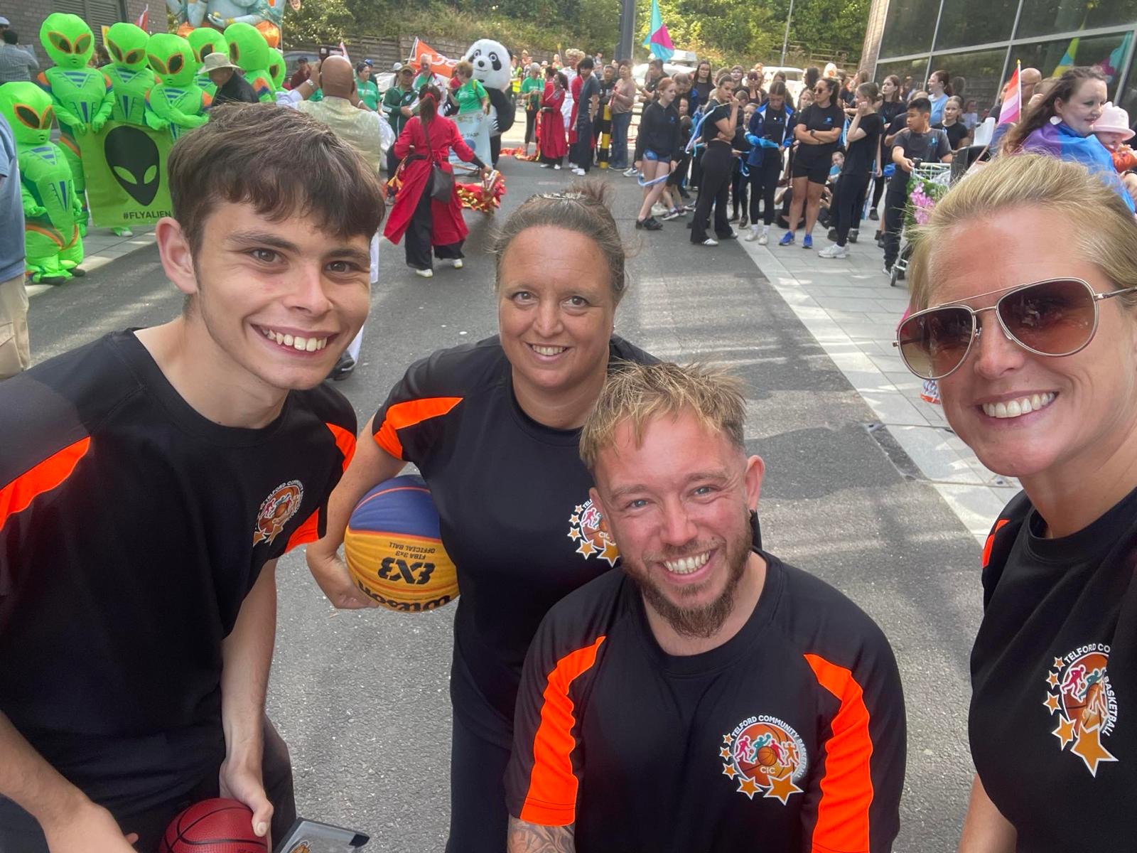 Team basketball session